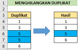 Cara Cepat Menghilangkan Duplikat Angka Dalam Excel